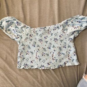 Rue off the shoulder crop top